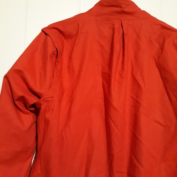 Red Convertable Vest Jacket Removeable Sleeves M - Picture 5 of 7